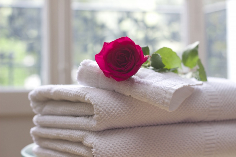 chambre-hote-ST CEZAIRE SUR SIAGNE-min_towel_rose_clean_care_salon_spa_white_bath-731641